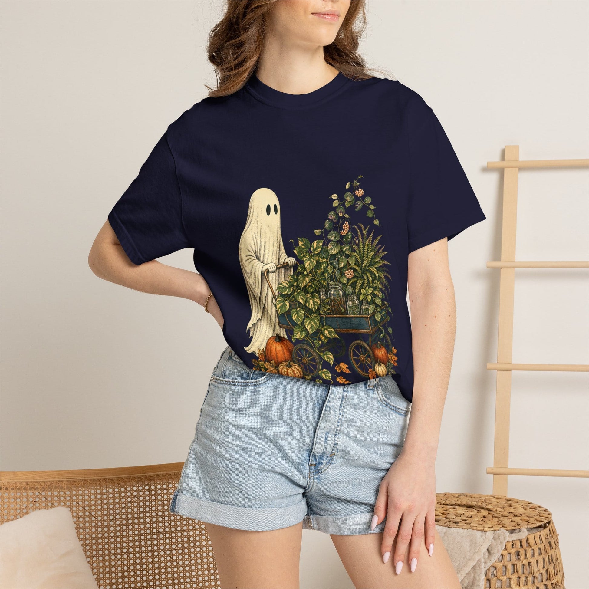 Ghost Plant Cart T-Shirt in Violet