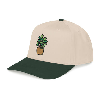 Jade Plant Embroidered Hat - Plant Lover Gift