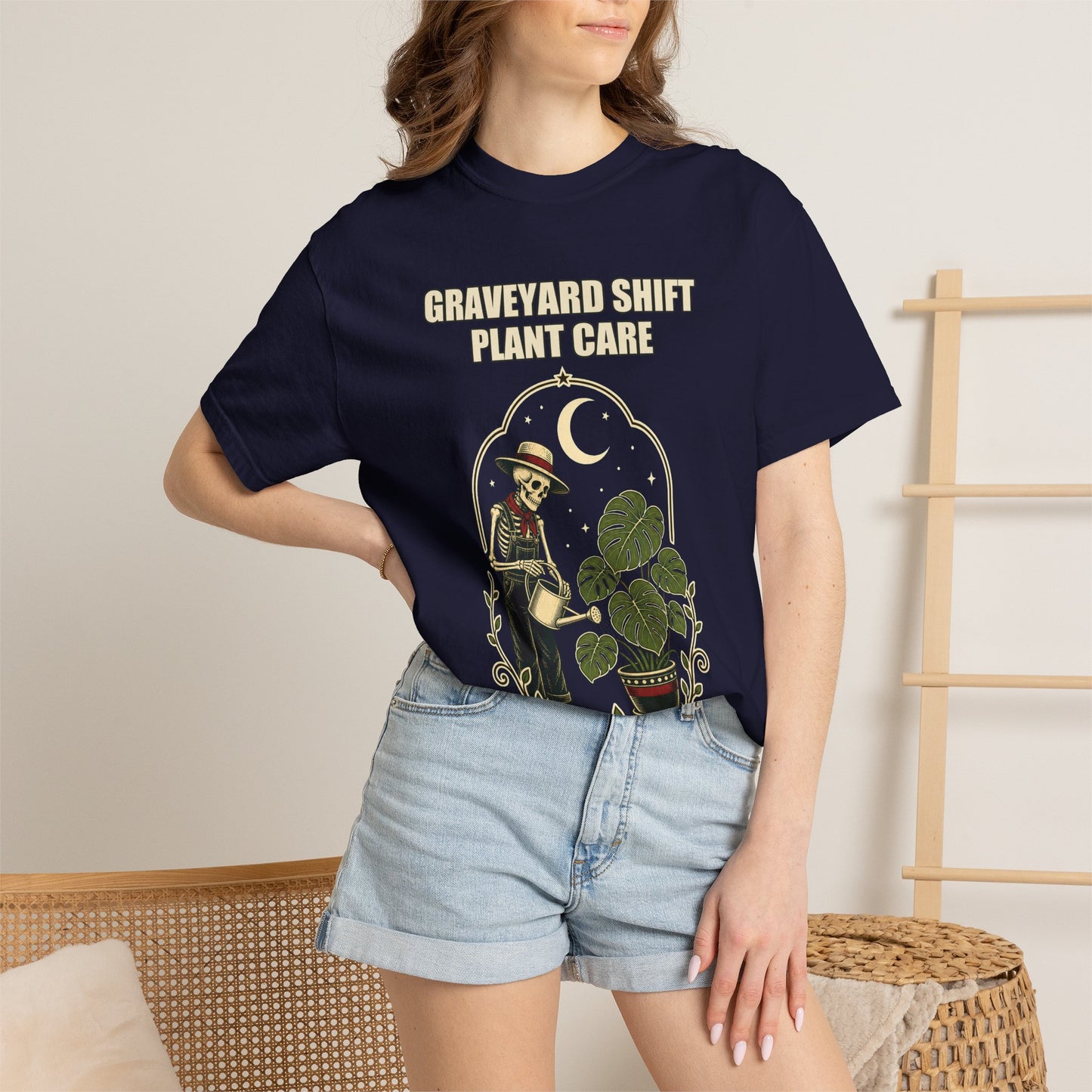 Skeleton Plant Care Halloween Shirt - Gardener Gift