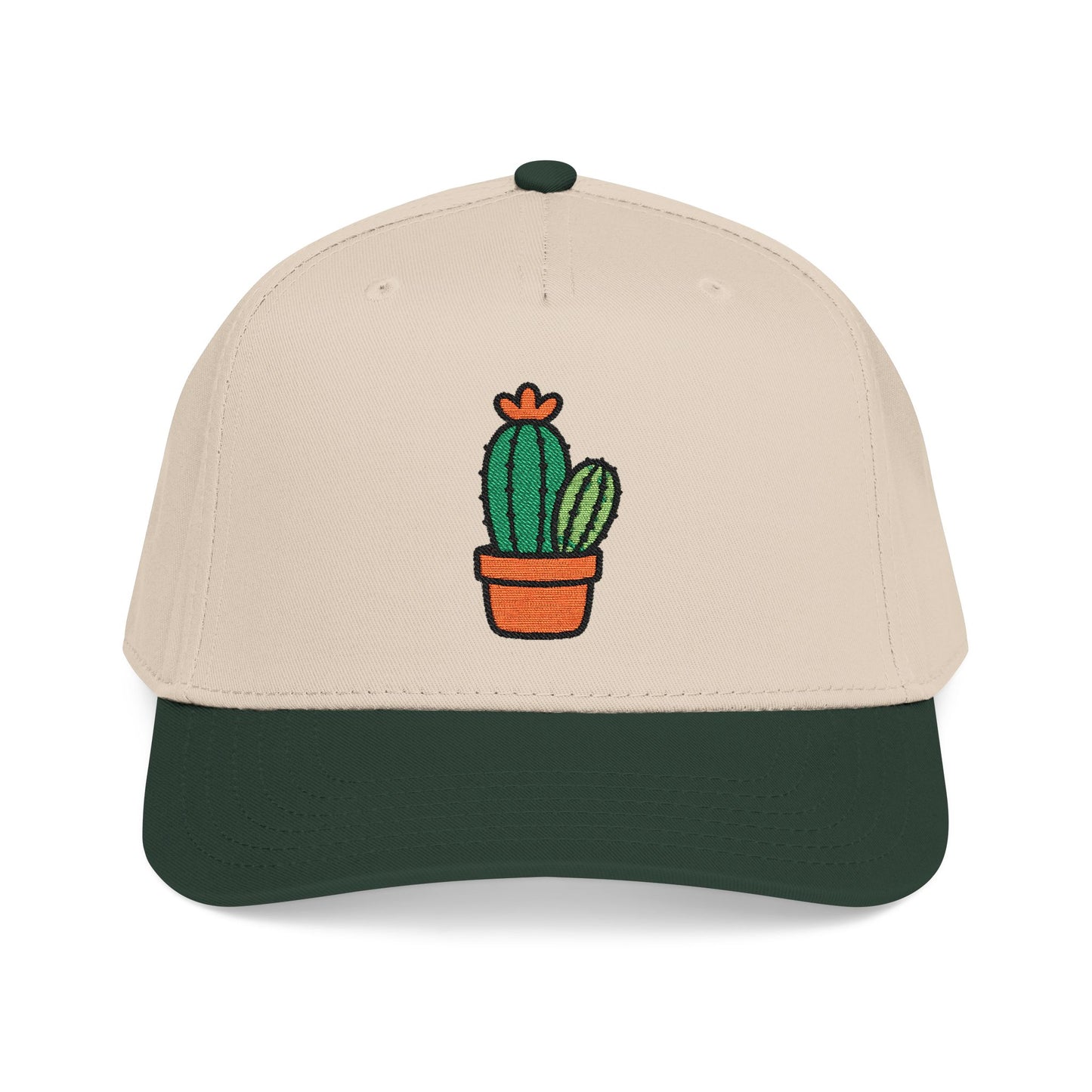Cactus Bloom Embroidered Hat - Cactus Lover Gift
