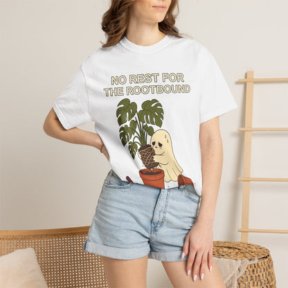 Rootbound Ghost Halloween Shirt - Funny Plant Tee