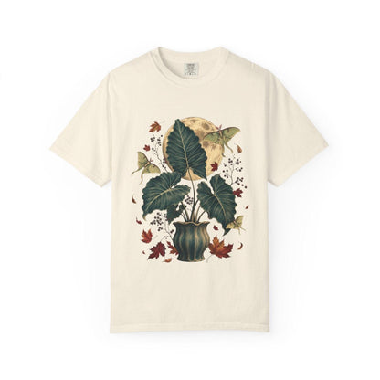 Elephant Ear Moon Garden T-Shirt in ivory