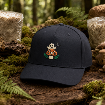 Spore Spirit embroidered hat in Black