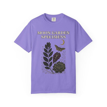 Botanical Vibes T-Shirt Violet / M Gothic Herbarium Halloween Shirt - Plant Witch Tee