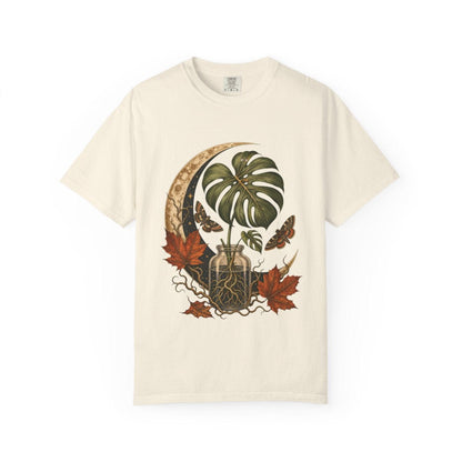 Moonlit Monstera Propagation T-Shirt in ivory