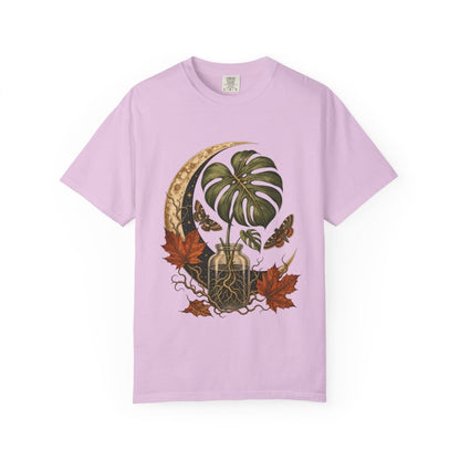 Moonlit Monstera Propagation T-Shirt in orchid