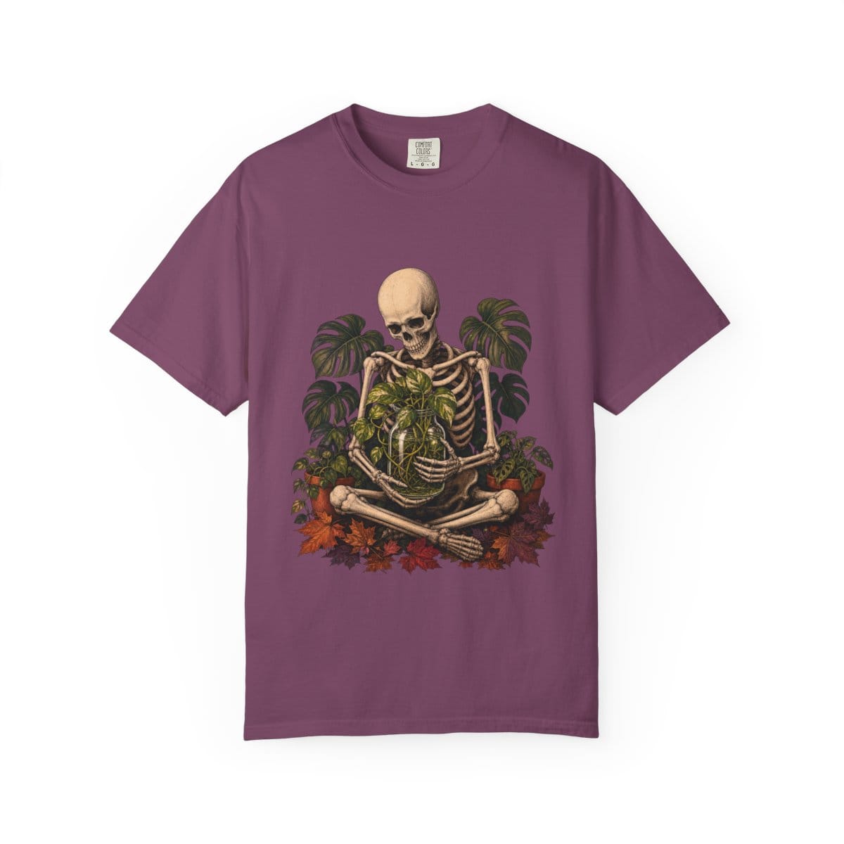 Skeleton Propagation Keeper T-Shirt in berry