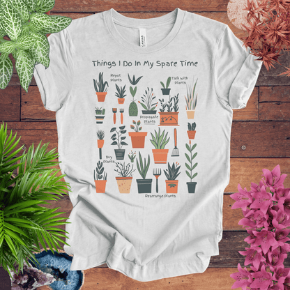Printify T-Shirt Ash / S Things I Do in My Spare Time - Detailed Edition T-Shirt