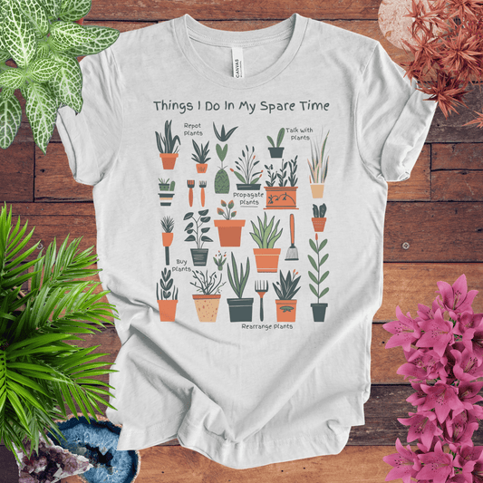 Printify T-Shirt Ash / S Things I Do in My Spare Time - Detailed Edition T-Shirt