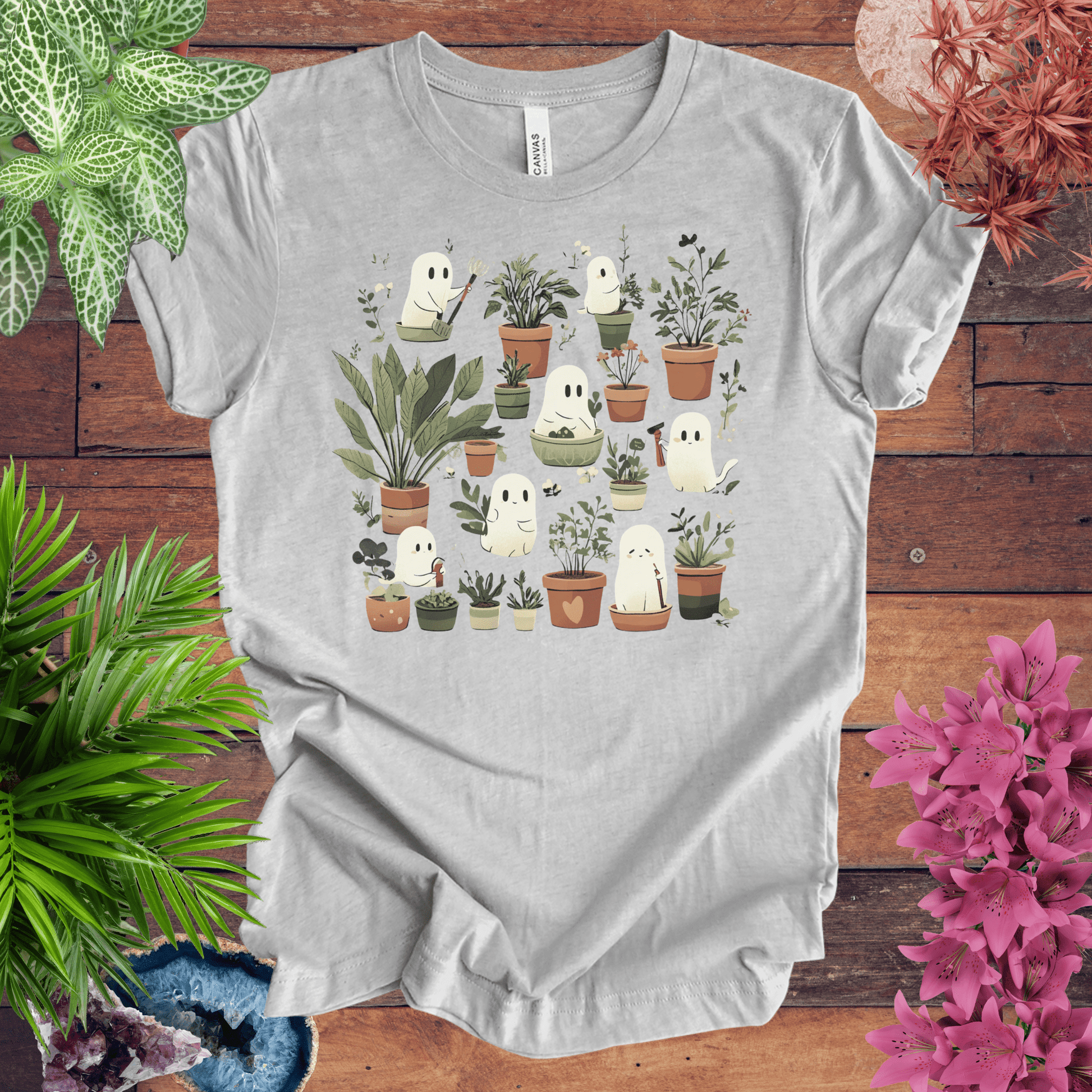 Printify T-Shirt Athletic Heather / S Boo-tanical Garden T-Shirt