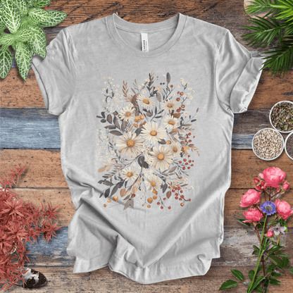 Printify T-Shirt Athletic Heather / S Rustic Daisy Bouquet Vintage T-Shirt