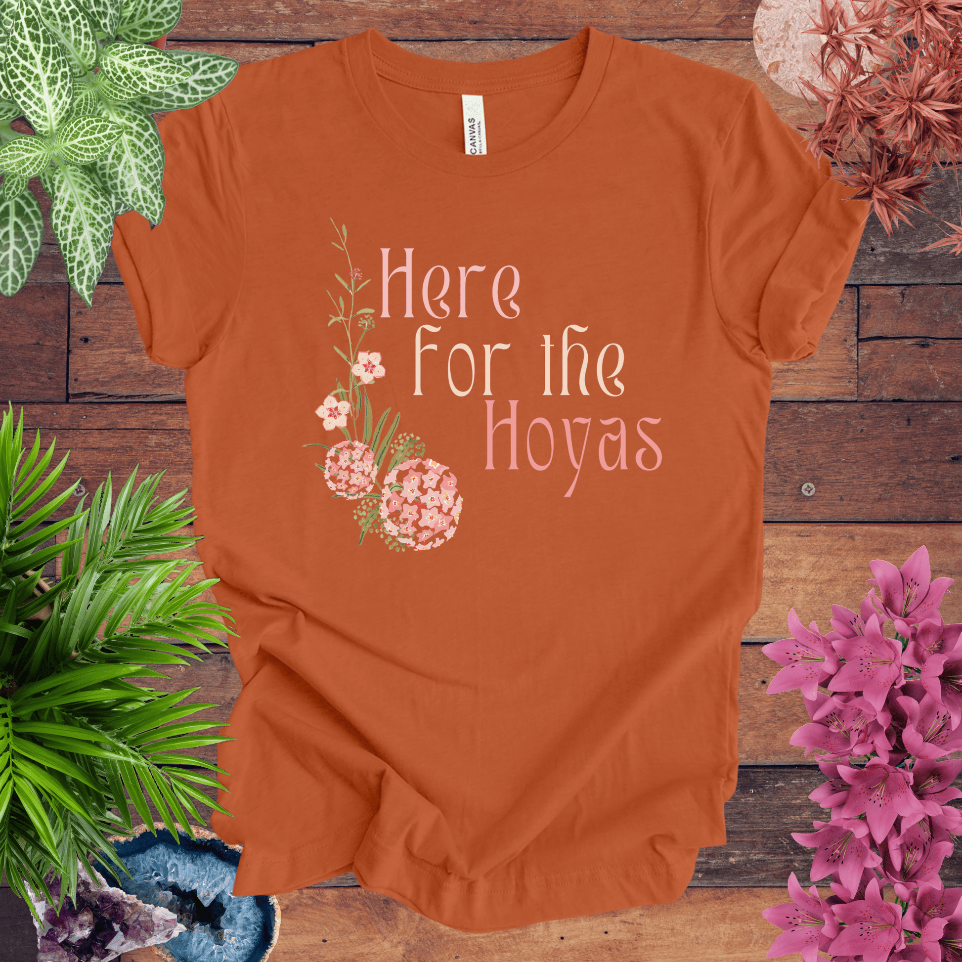 Printify T-Shirt Autumn / S Here for the Hoyas T-Shirt