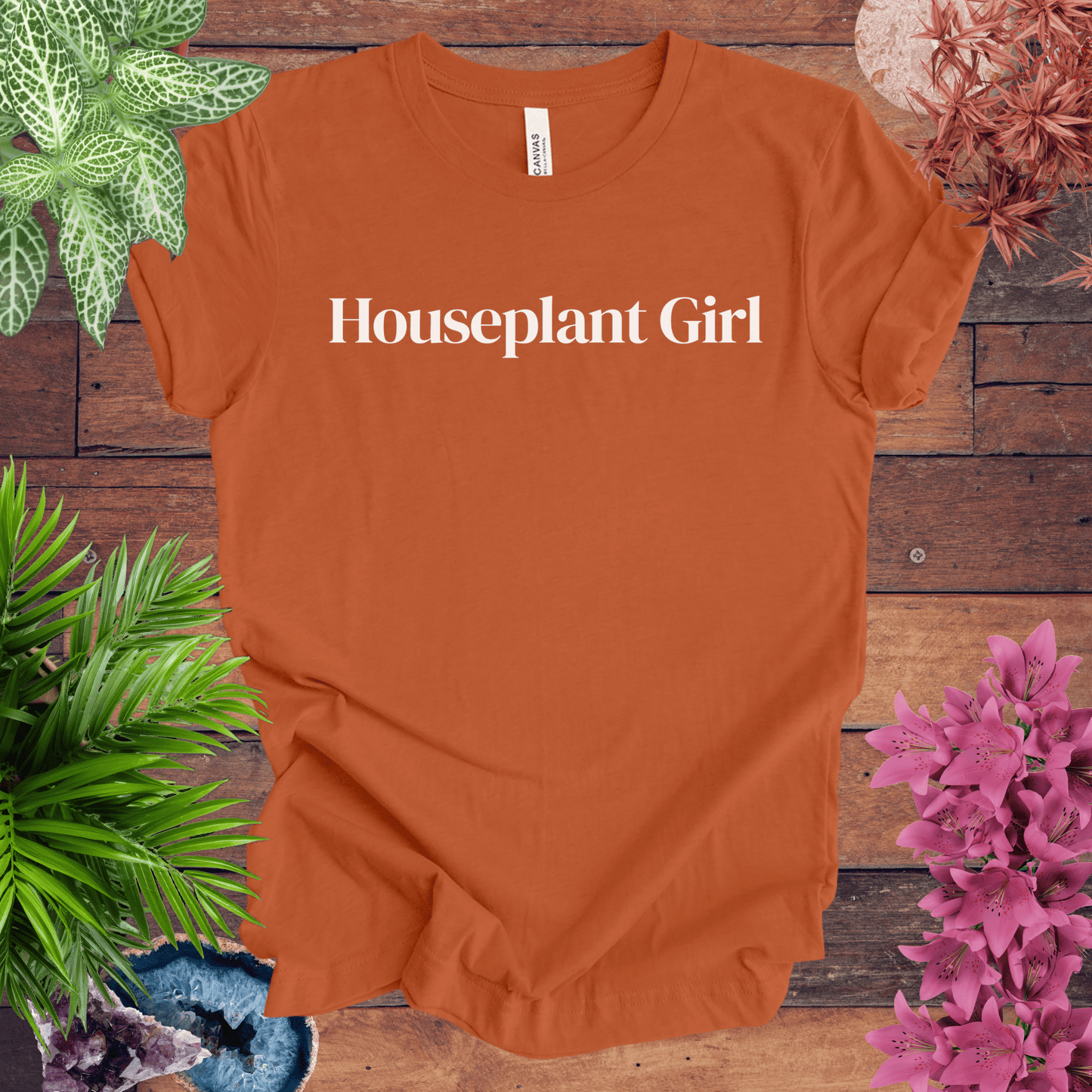 Printify T-Shirt Autumn / S Houseplant Girl T-Shirt