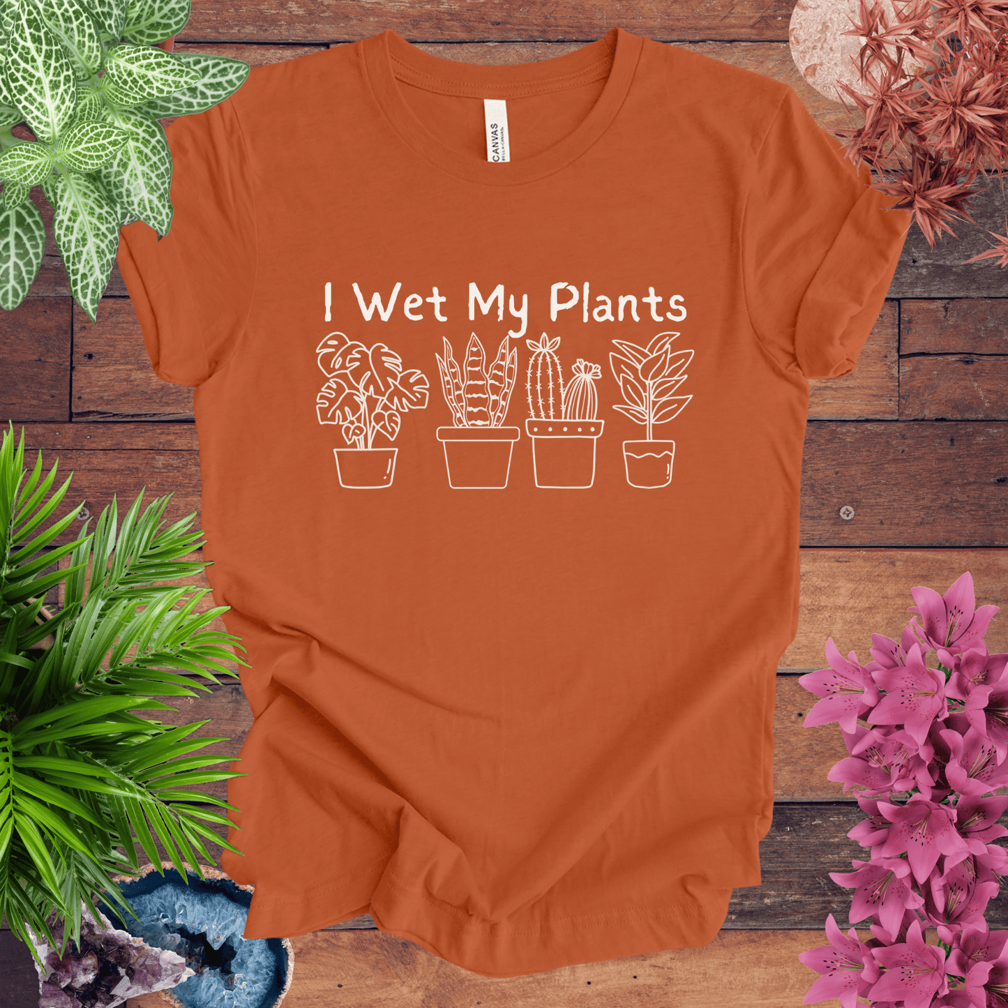 Printify T-Shirt Autumn / S I Wet My Plants T-Shirt