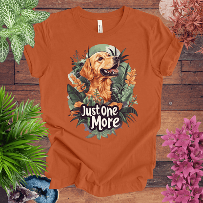 Printify T-Shirt Autumn / S Just One More - Labrador Retriever Edition T-Shirt