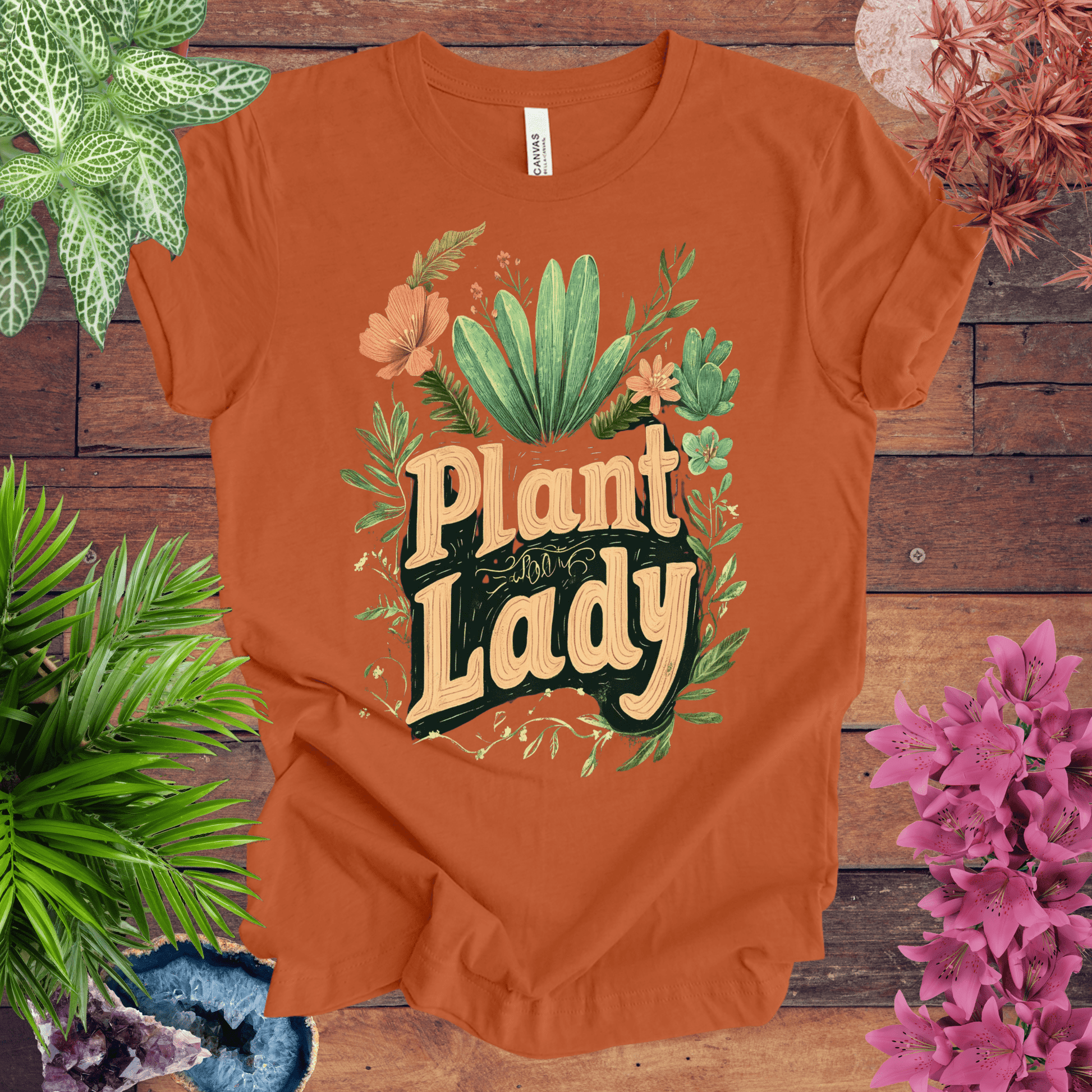 Printify T-Shirt Autumn / S Plant Lady T-Shirt