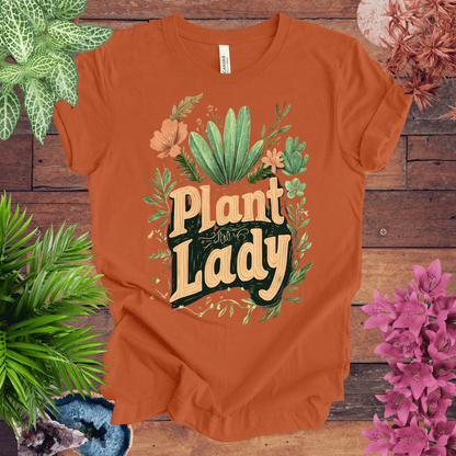 Printify T-Shirt Autumn / S Plant Lady T-Shirt