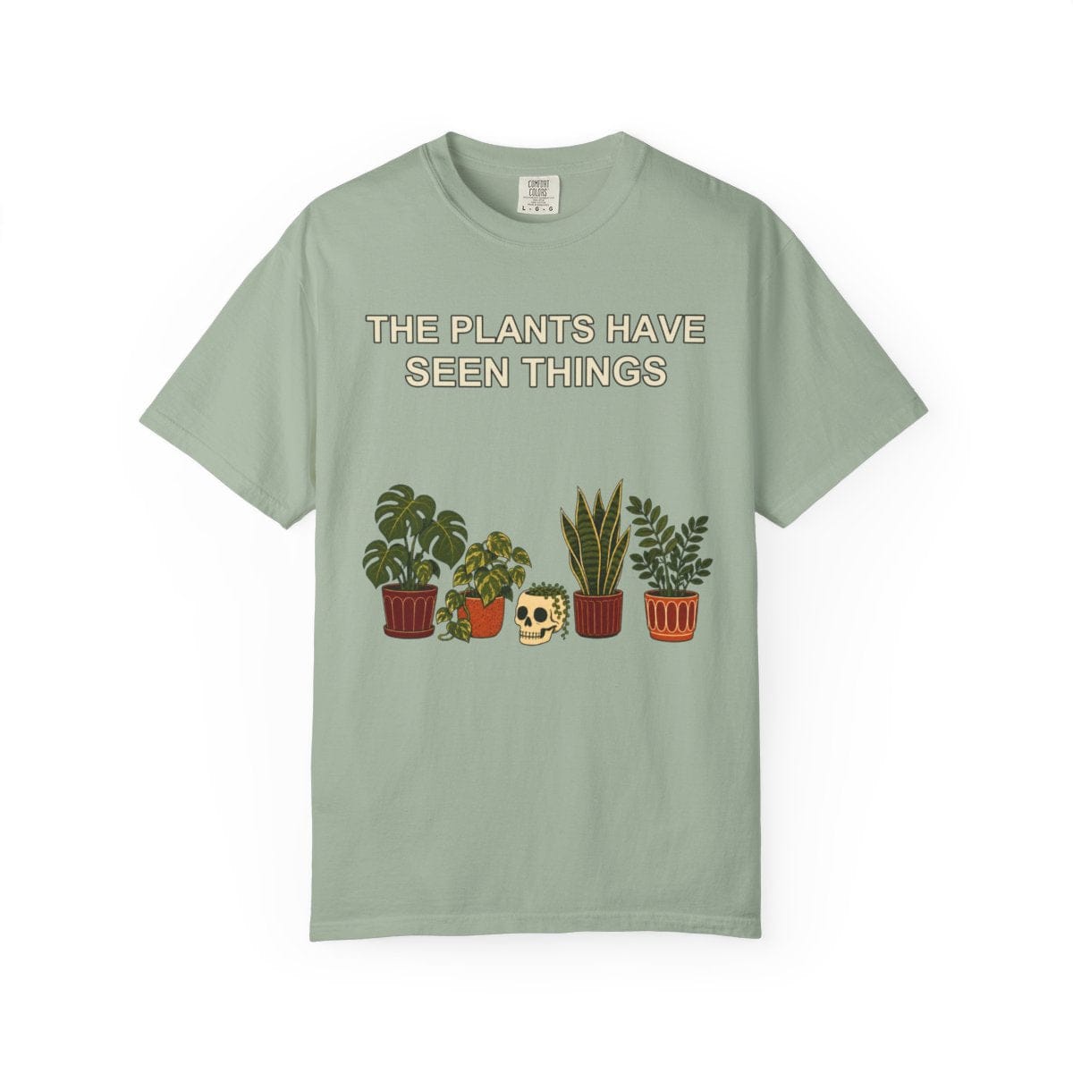 Botanical Vibes T-Shirt Bay / S Funny Houseplant Halloween Shirt - Plant Parent Tee