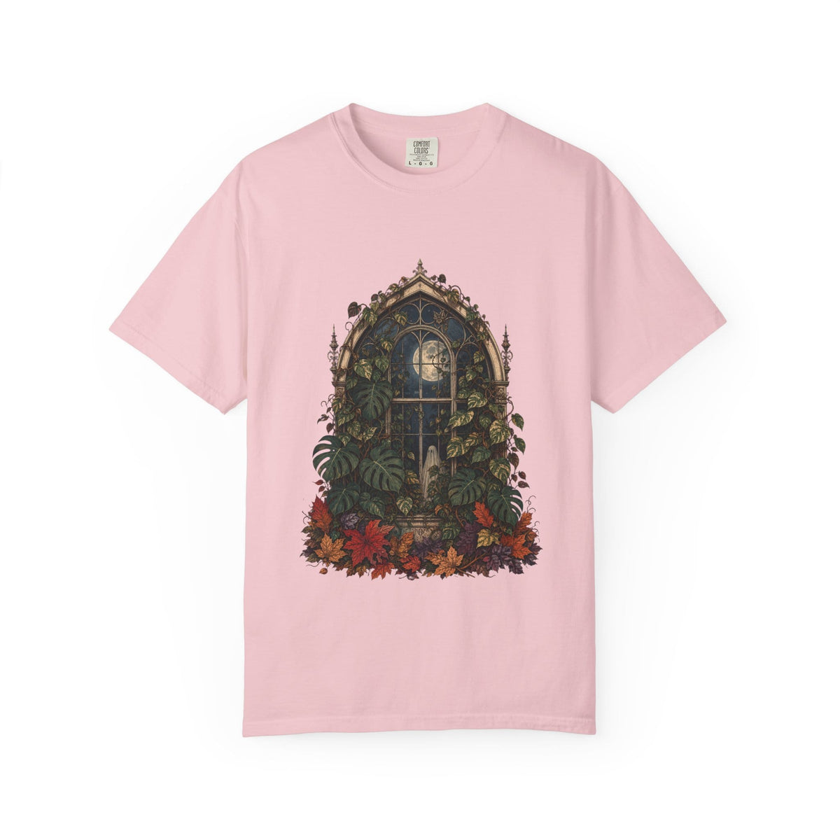 Botanical Vibes T-Shirt Bay / S Ghostly Greenhouse T-Shirt - Haunted Botanical Art