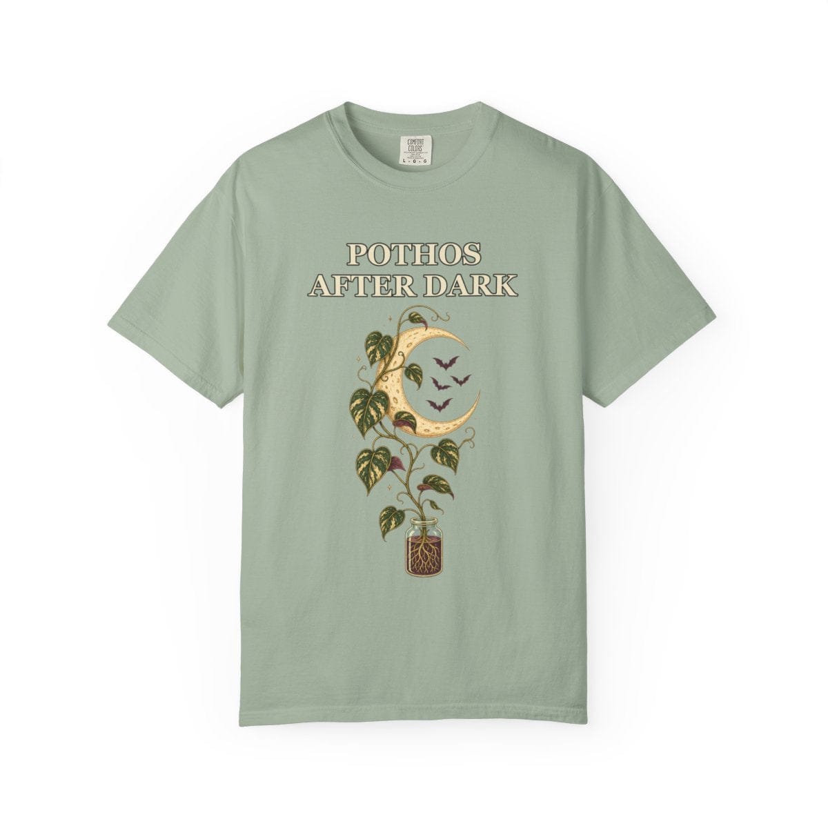 Botanical Vibes T-Shirt Bay / S Pothos Halloween Shirt - Gothic Botanical Tee