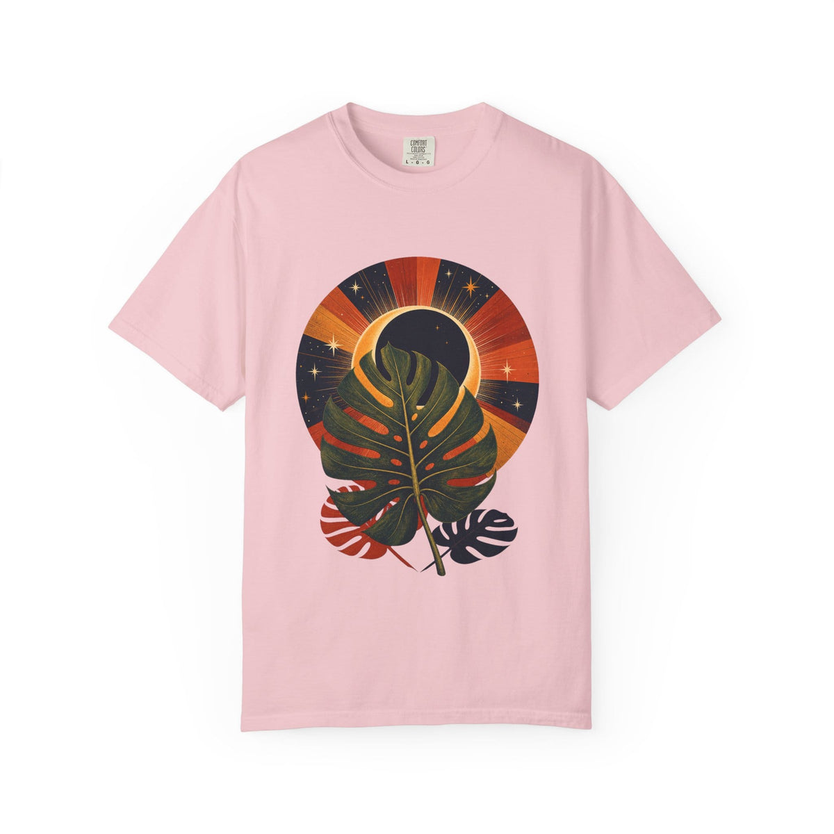 Botanical Vibes T-Shirt Bay / S Retro Monstera Eclipse T-Shirt - Vintage Botanical Art