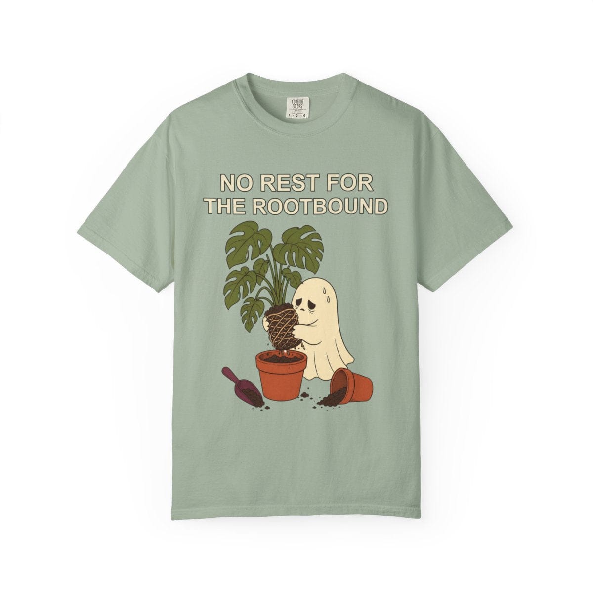 Botanical Vibes T-Shirt Bay / S Rootbound Ghost Halloween Shirt - Funny Plant Tee