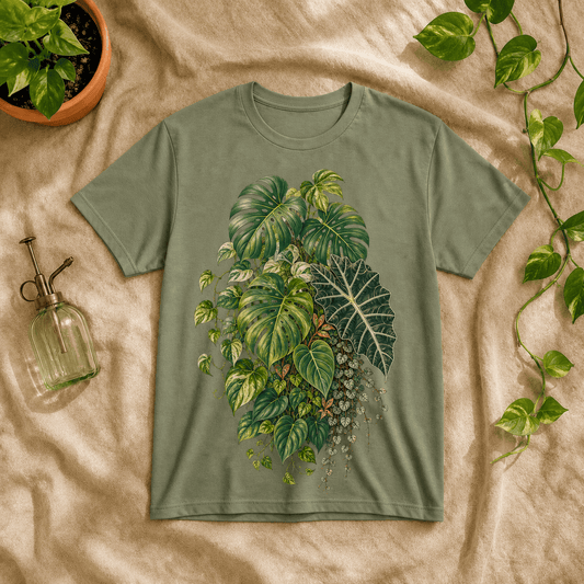 Printify T-Shirt Bay / S Tropical Houseplant Graphic T-Shirt - Plant Lover Gift