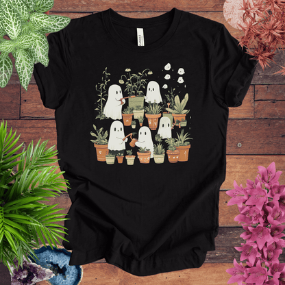Printify T-Shirt Black Heather / S Haunted by Houseplants T-Shirt