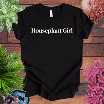 Printify T-Shirt Black Heather / S Houseplant Girl T-Shirt