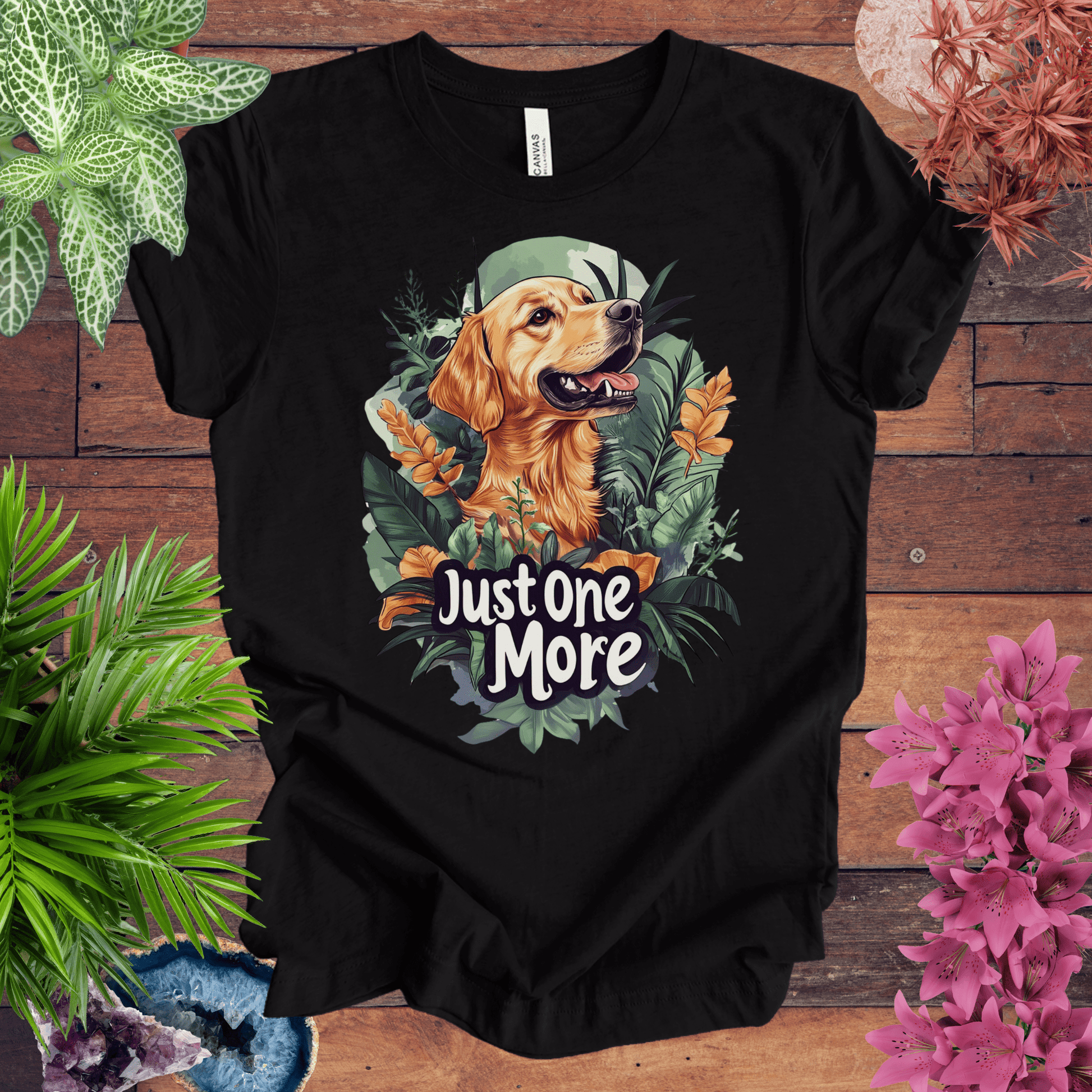 Printify T-Shirt Black Heather / S Just One More - Labrador Retriever Edition T-Shirt