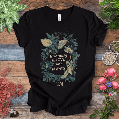 Printify T-Shirt Black Heather / S Pi Day Plant Lover T-Shirt