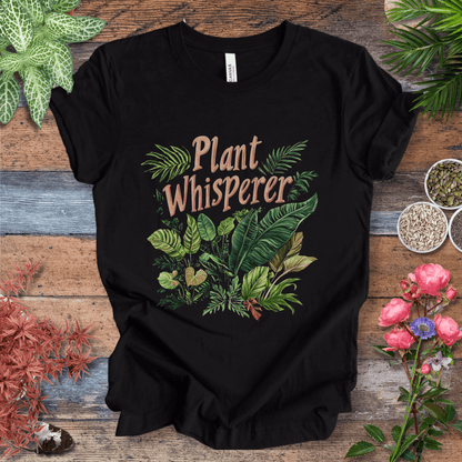 Printify T-Shirt Black Heather / S Plant Whisperer Tropical Luxe Jungle T-Shirt