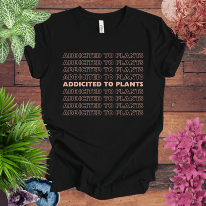 Printify T-Shirt Black / S Addicted to Houseplants T-Shirt