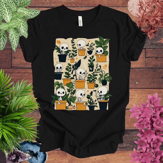 Printify T-Shirt Black / S Bone to Pick with My Plants T-Shirt
