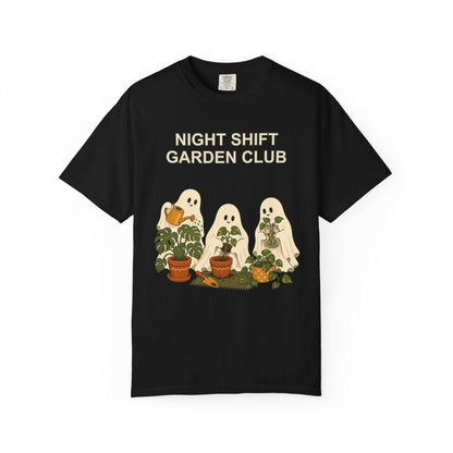 Botanical Vibes T-Shirt Black / S Ghost Gardening Halloween Shirt - Plant Lover Tee