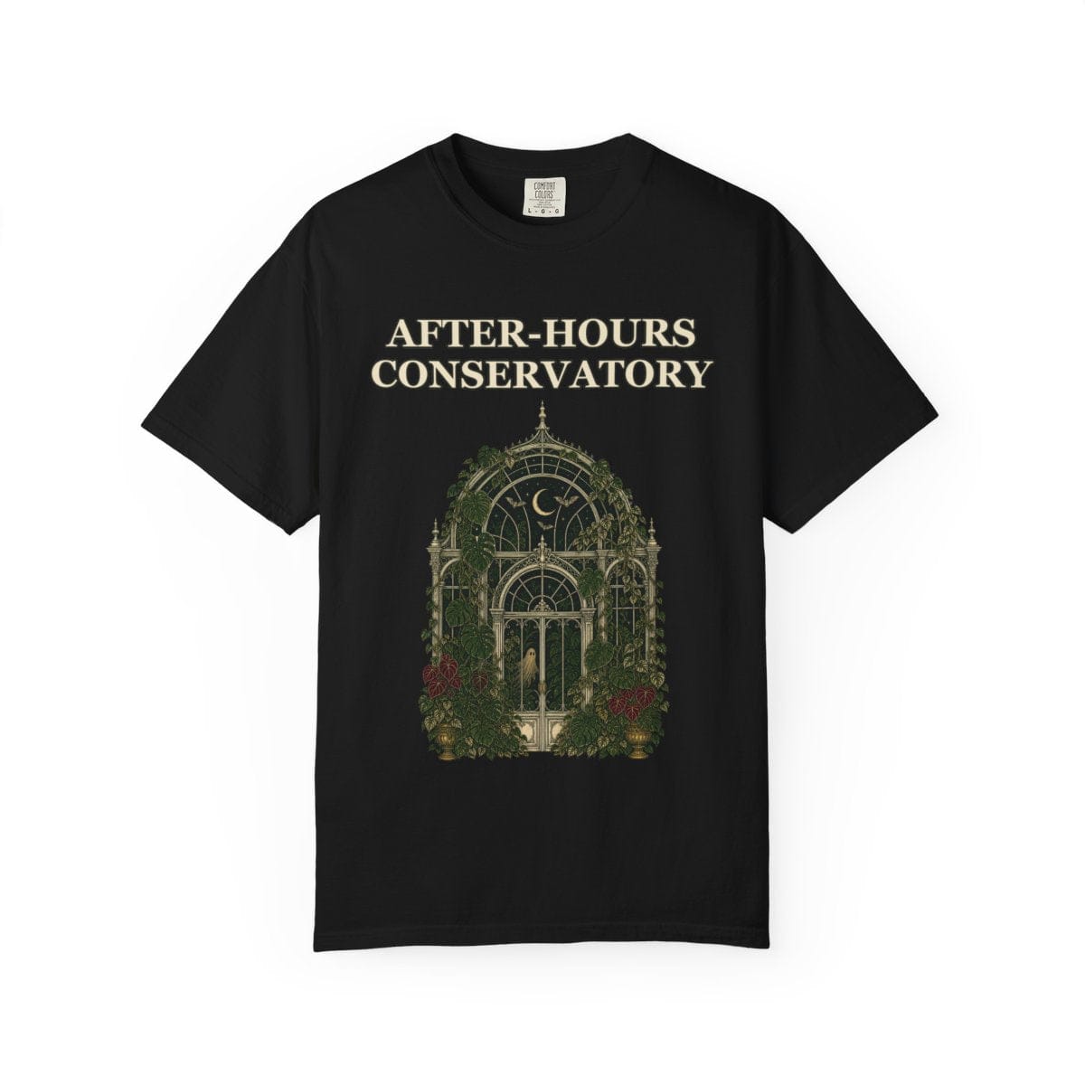 Botanical Vibes T-Shirt Black / S Gothic Greenhouse Halloween Shirt - Botanical Tee