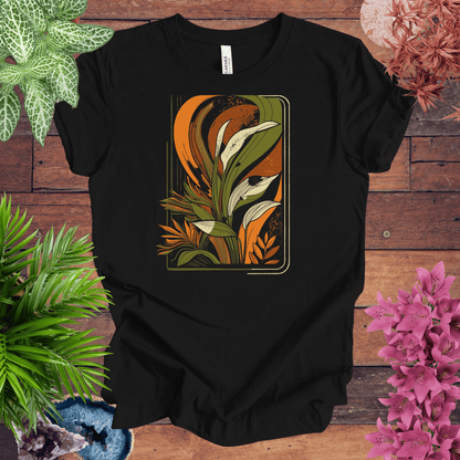 Printify T-Shirt Black / S Houseplants Box Retro T-Shirt