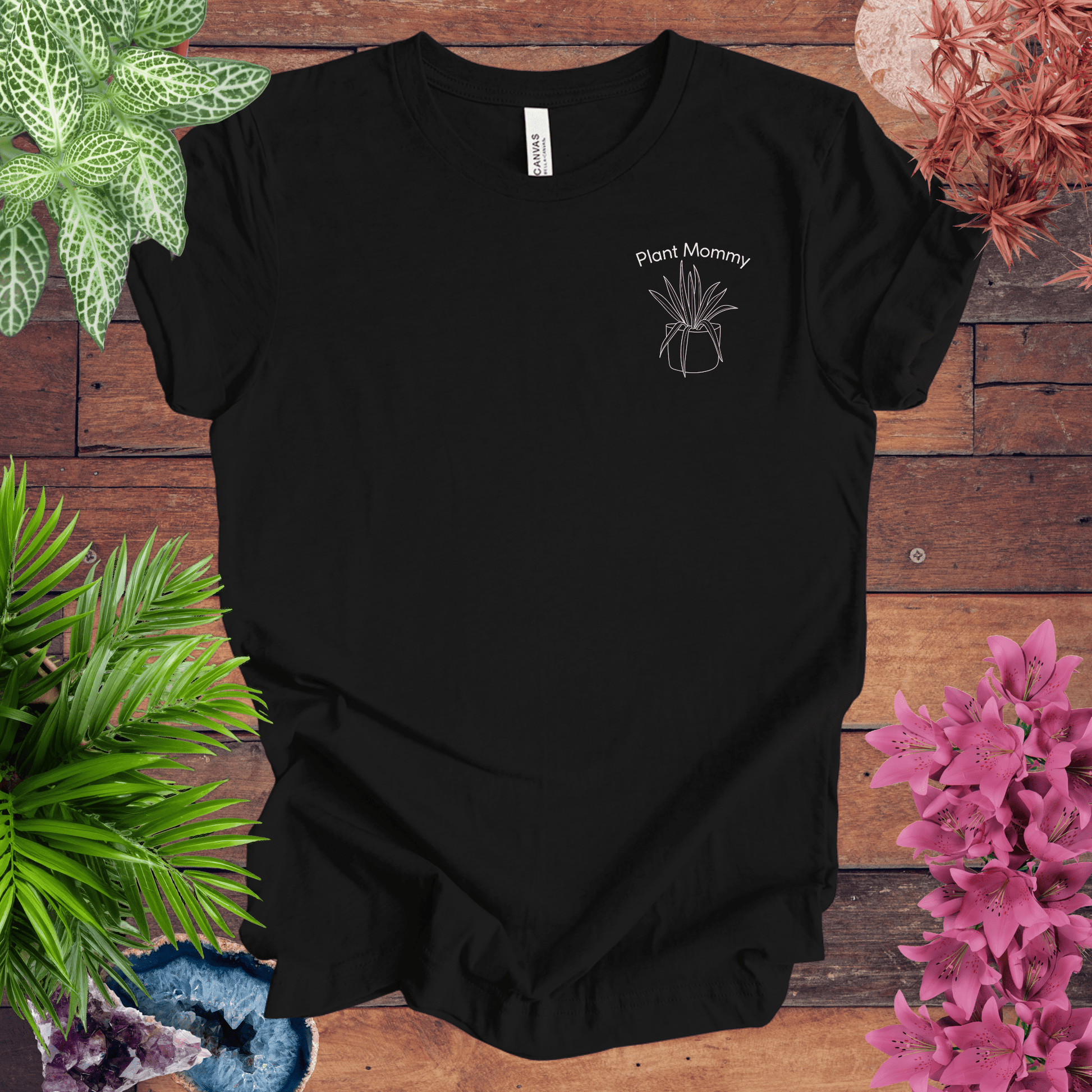 Printify T-Shirt Black / S Plant Mommy T-Shirt