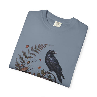 Botanical Vibes T-Shirt Black / S Raven Watering Can T-Shirt - Gothic Garden Art