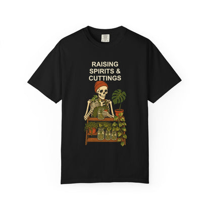 Botanical Vibes T-Shirt Black / S Skeleton Propagation Halloween Shirt - Plant Lover Tee