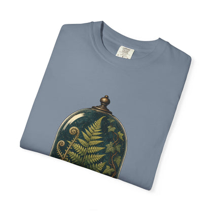 Botanical Vibes T-Shirt Black / S Skull Terrarium Fern T-Shirt - Gothic Houseplant Art