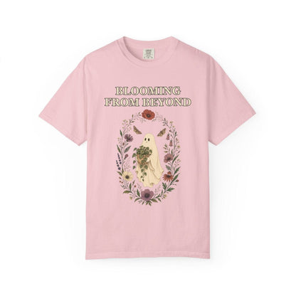 Botanical Vibes T-Shirt Blossom / XL Floral Ghost Halloween Shirt - Cottagecore Plant Tee