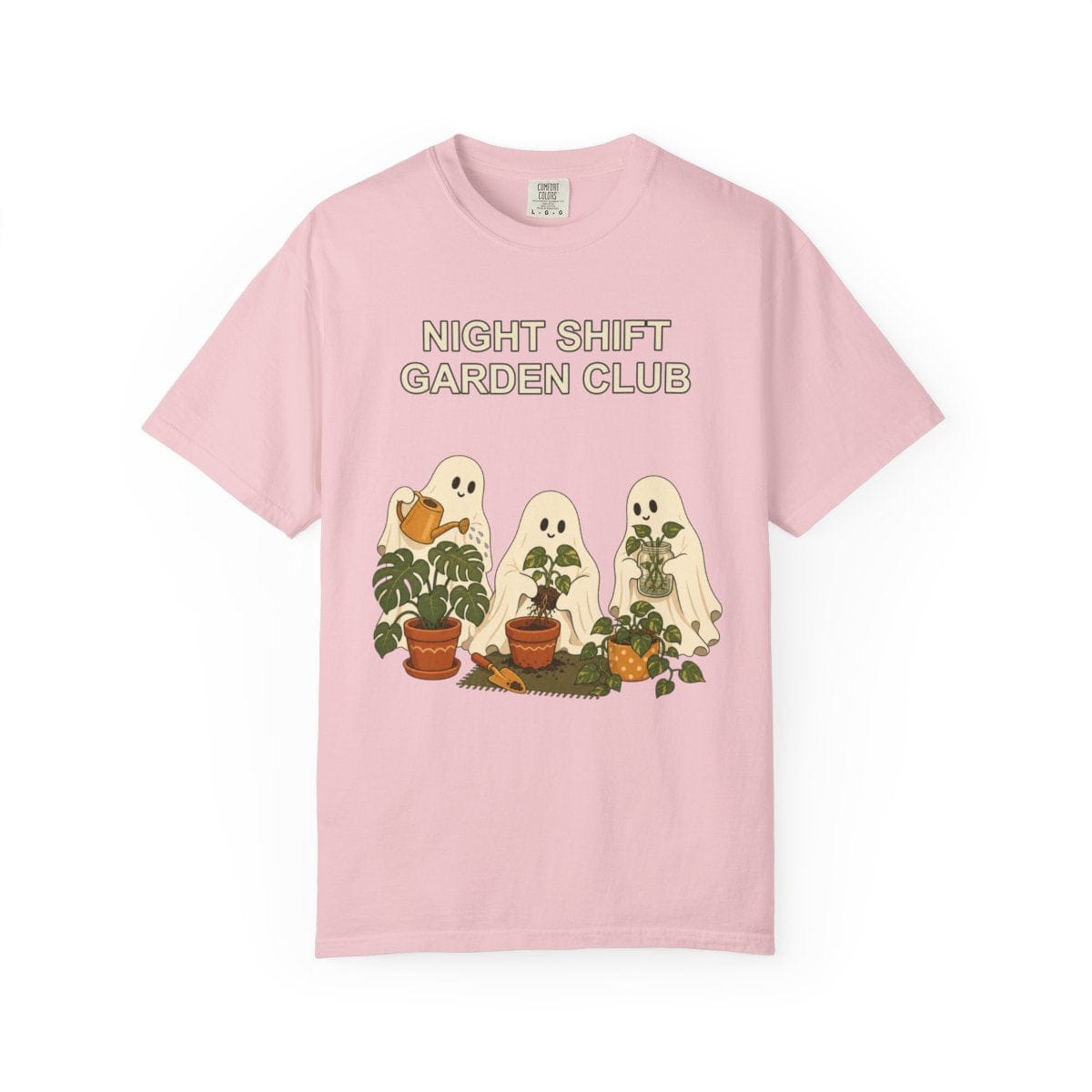 Botanical Vibes T-Shirt Blossom / XL Ghost Gardening Halloween Shirt - Plant Lover Tee