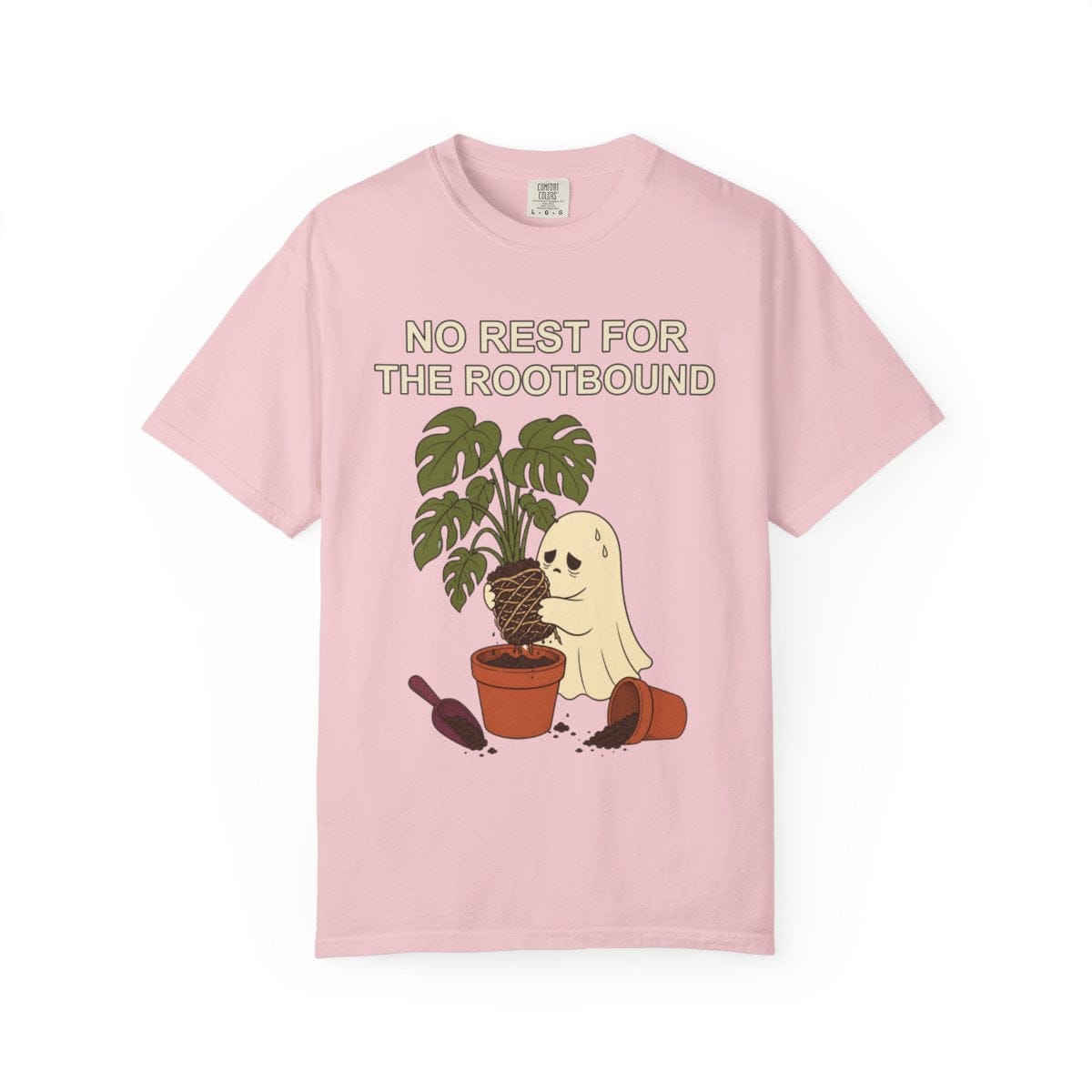 Botanical Vibes T-Shirt Blossom / XL Rootbound Ghost Halloween Shirt - Funny Plant Tee