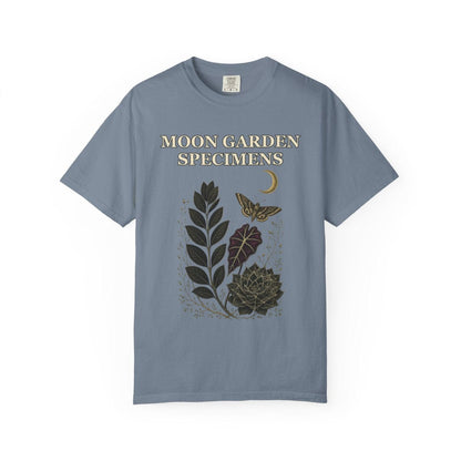 Botanical Vibes T-Shirt Blue Jean / S Gothic Herbarium Halloween Shirt - Plant Witch Tee