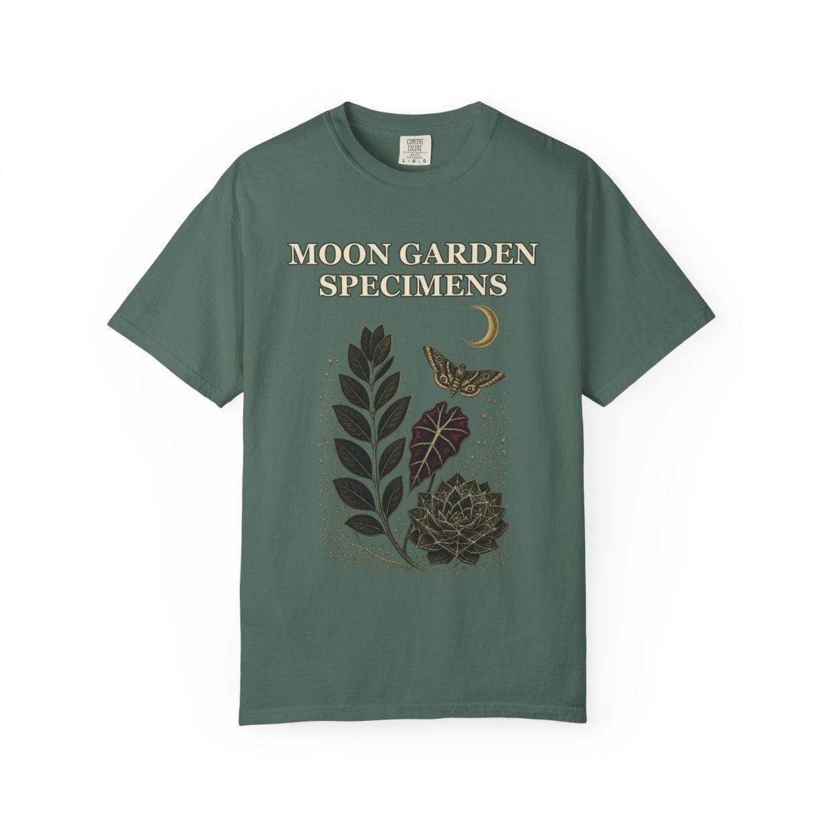 Botanical Vibes T-Shirt Blue Spruce / S Gothic Herbarium Halloween Shirt - Plant Witch Tee
