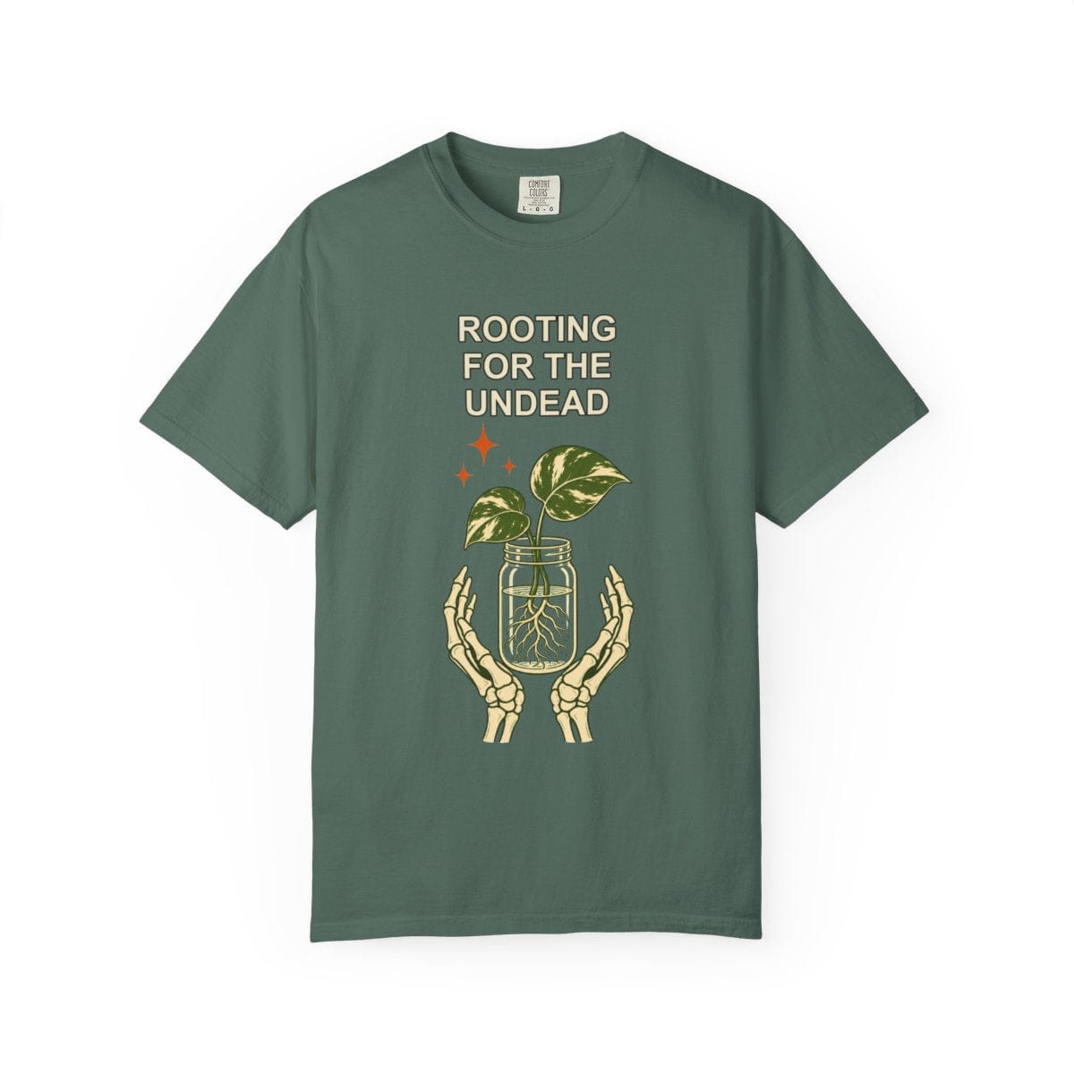 Botanical Vibes T-Shirt Blue Spruce / S Skeleton Propagation Shirt - Halloween Plant Tee