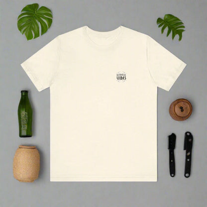 Printify T-Shirt Botanical Vibes Flower Shop Tee | Vintage Floral Back Print T-Shirt