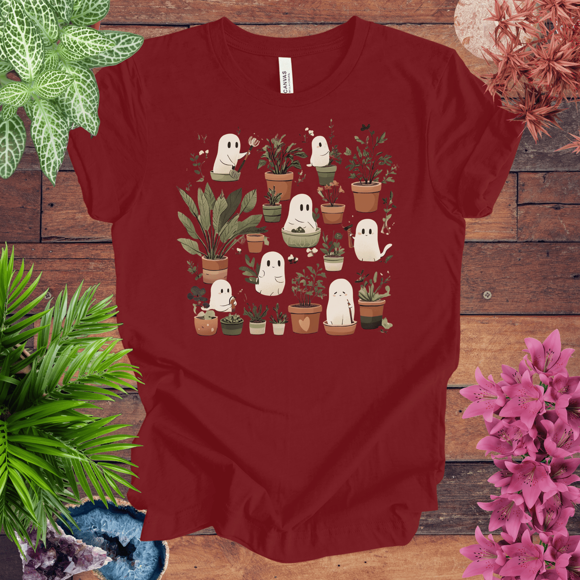 Printify T-Shirt Cardinal / S Boo-tanical Garden T-Shirt