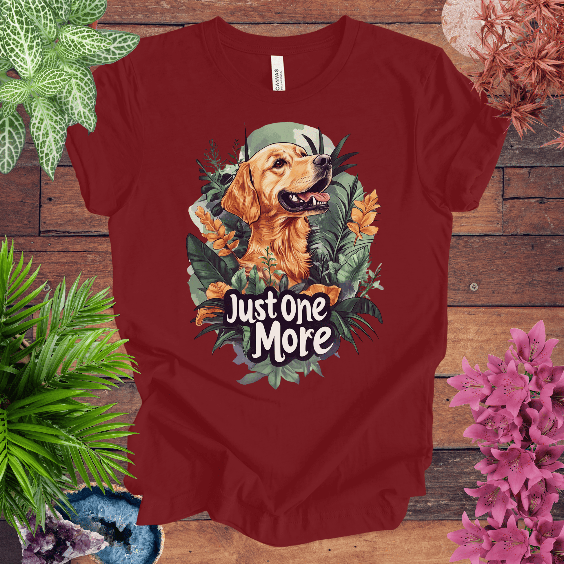 Printify T-Shirt Cardinal / S Just One More - Labrador Retriever Edition T-Shirt